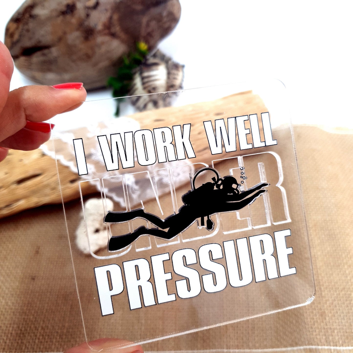 Acrylic Dive Coaster - Pressure