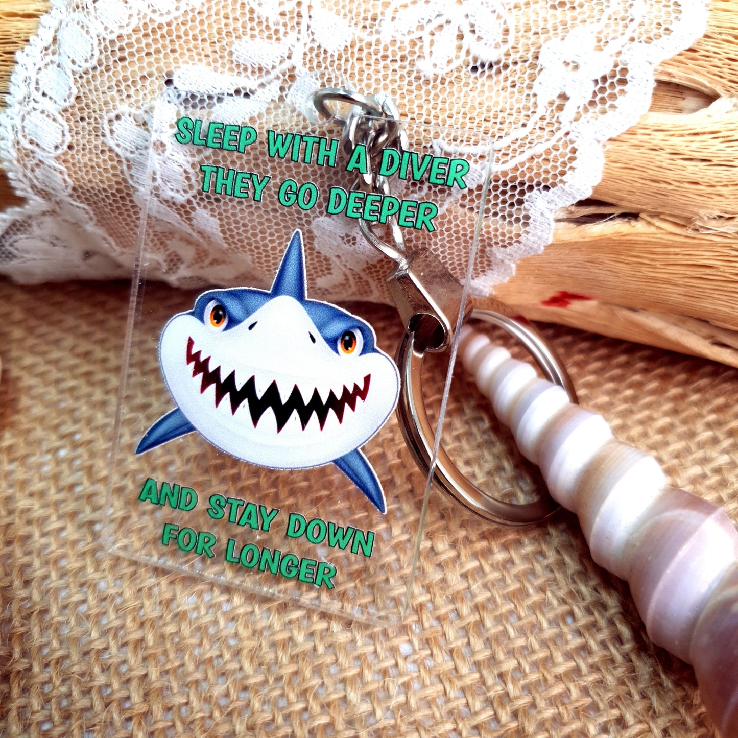 Underwater Acrylic Keychain