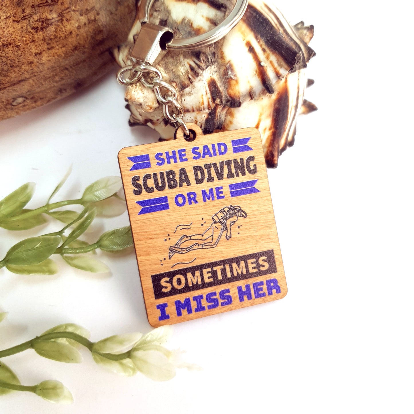 Scuba Keychain