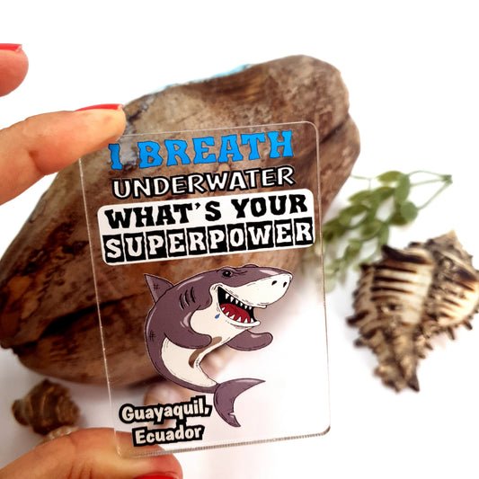 Superpower Acrylic Fridge Dive Magnet