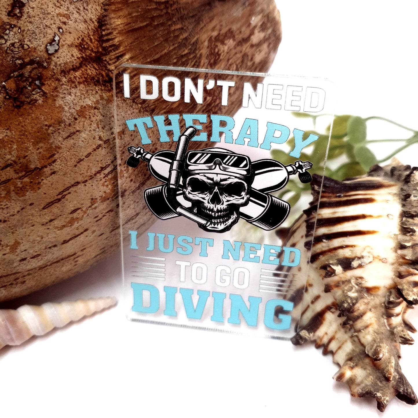 Therapy Acrylic Dive Fridge Magnet