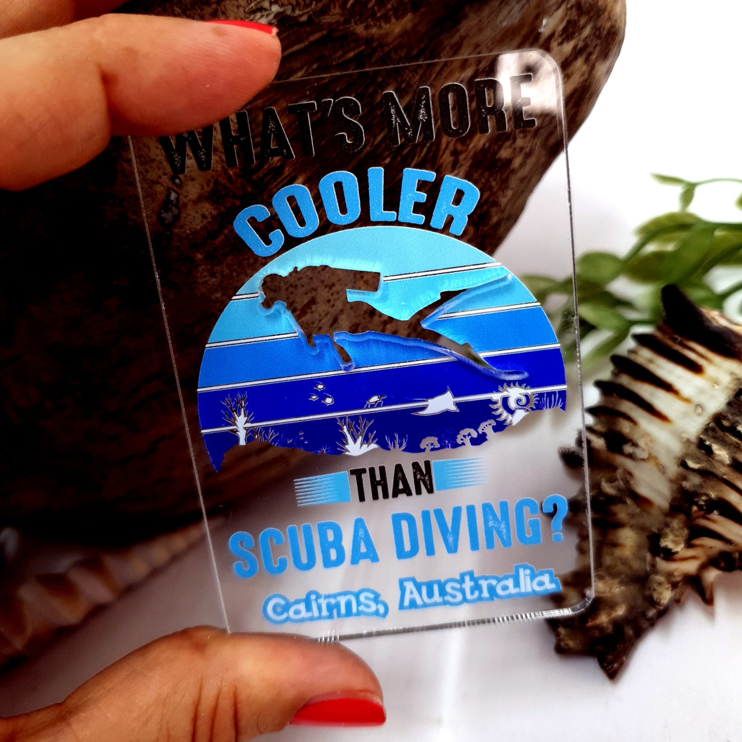 What's Cooler Dive Acrylic Magnet