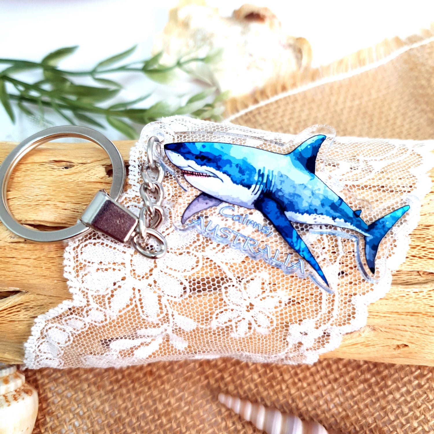 Acrylic Dive Keychain Shark – Shark Logs