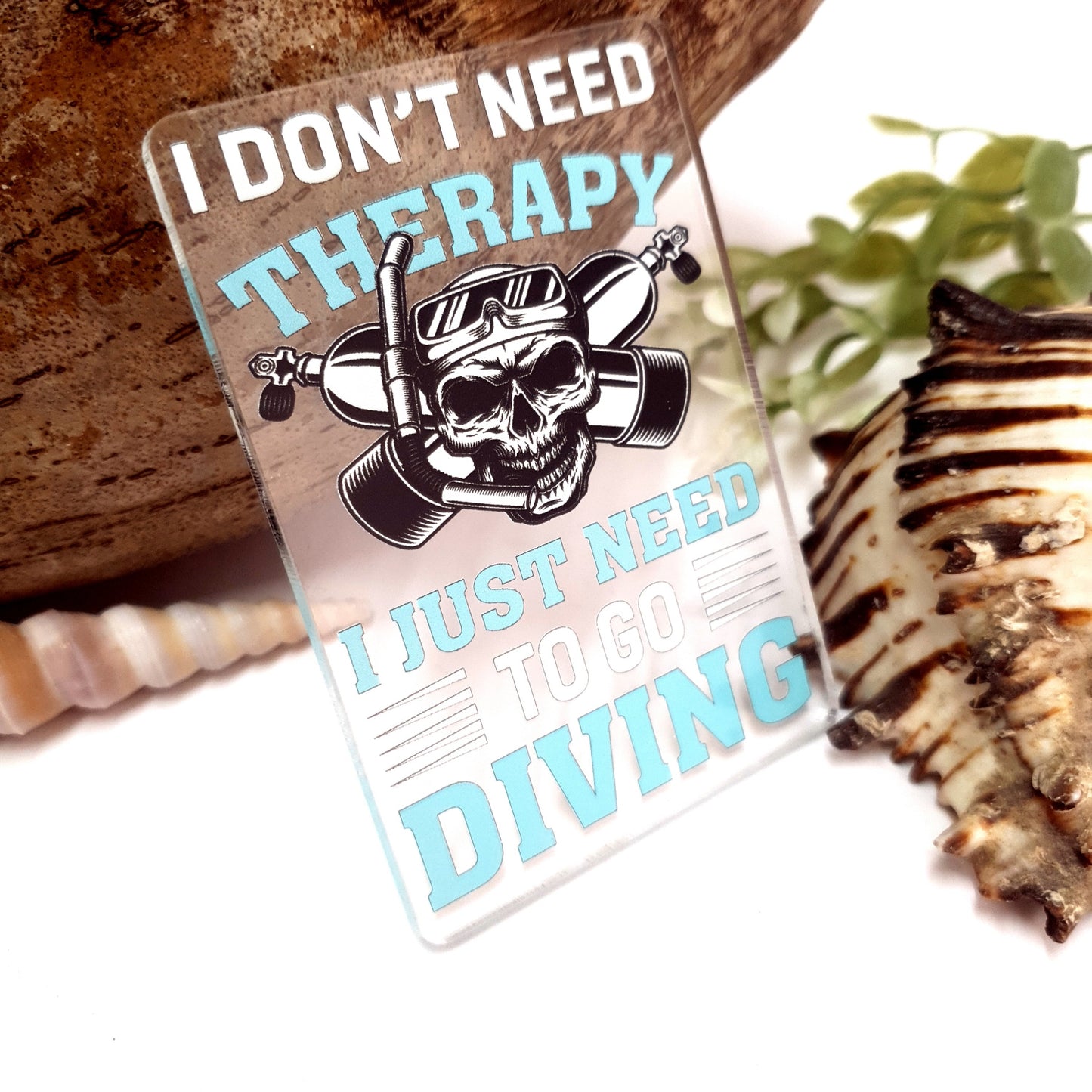 Therapy Acrylic Dive Fridge Magnet