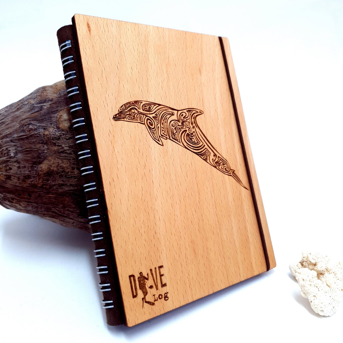 Engraved Dolphin - Dive Log