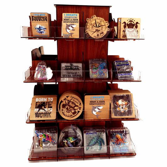 Wooden Stand Magnets and Coasters