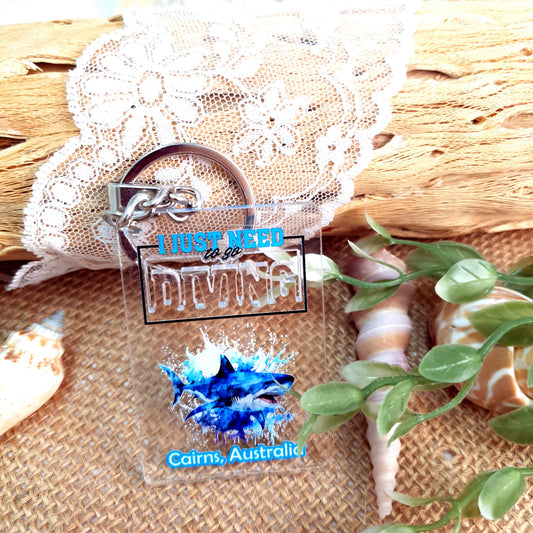 Like Diving Acrylic Keychain