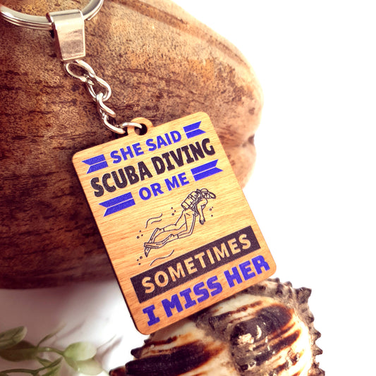 Scuba Keychain