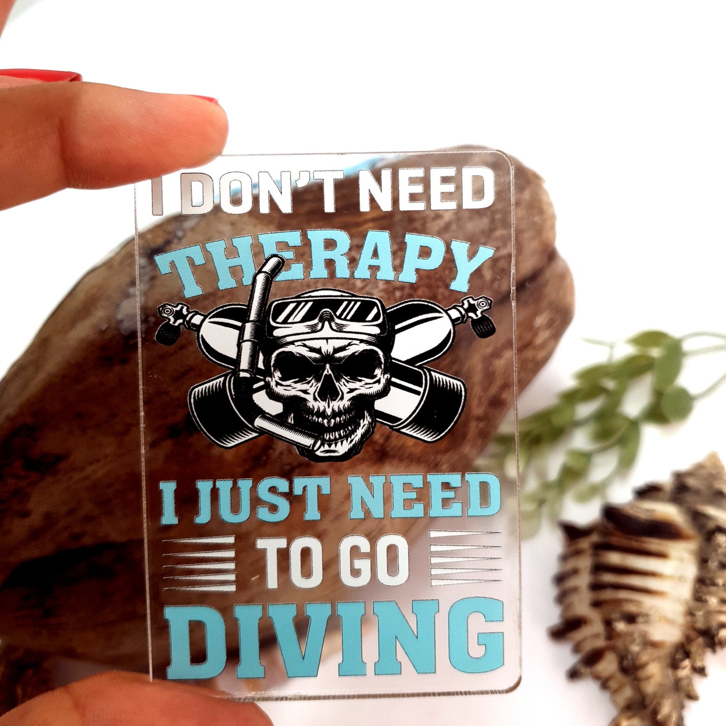 Therapy Acrylic Dive Fridge Magnet