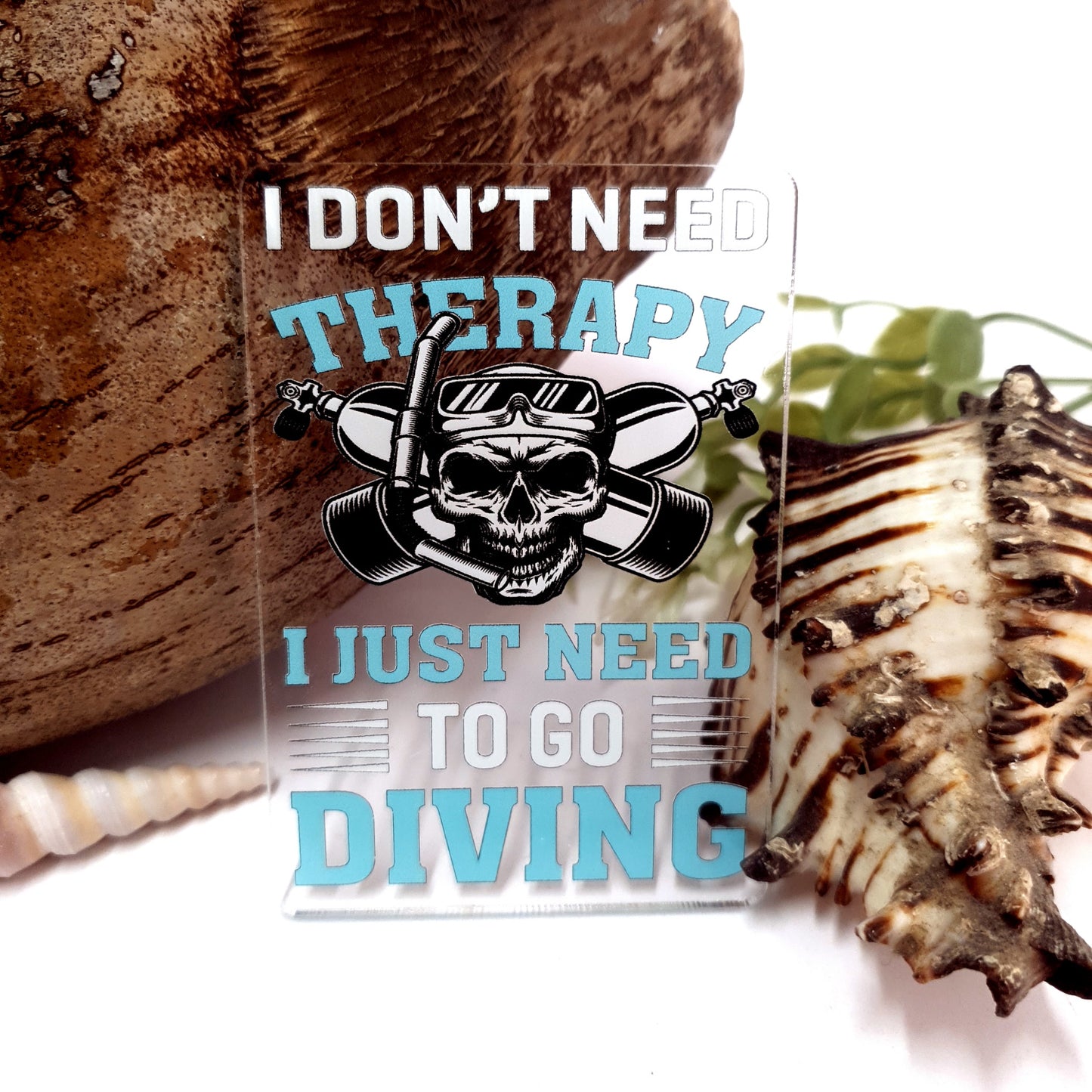 Therapy Acrylic Dive Fridge Magnet