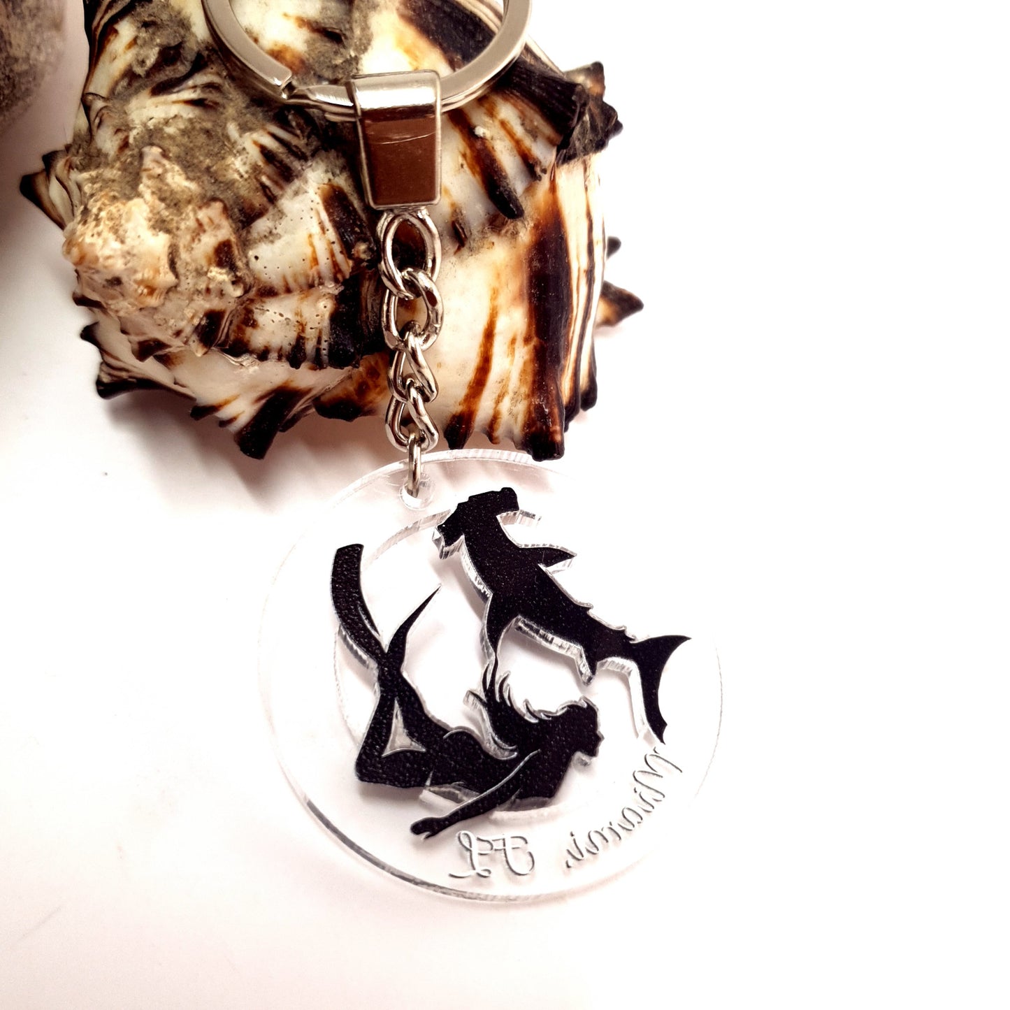 Acrylic Dive Keychain Woman