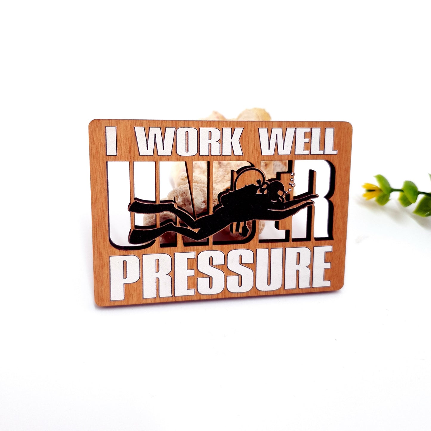 Work Well Under Pressure Dive Magnet