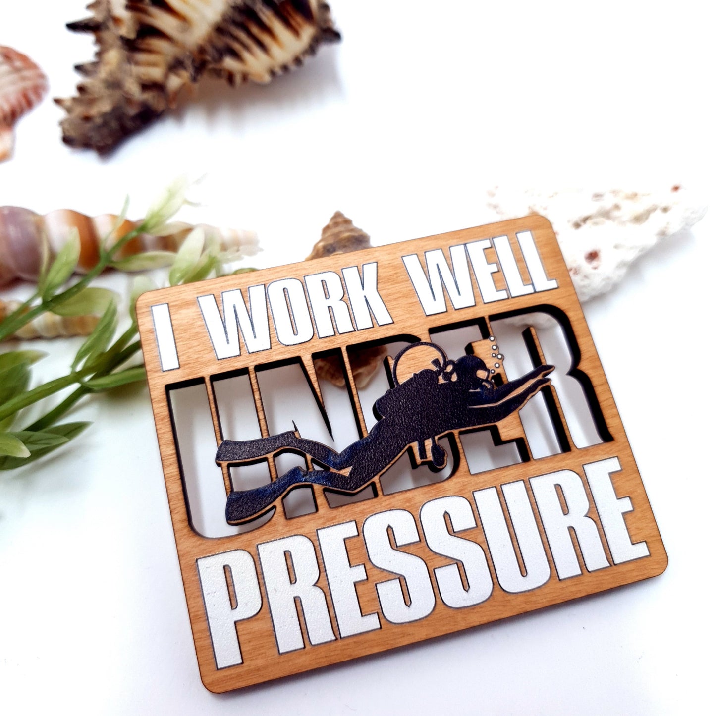 Work Well Under Pressure Dive Magnet